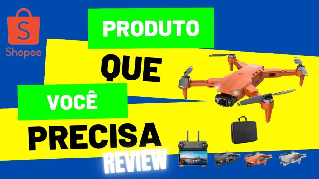 Review Câmera Profissional De Alta Definição 4K Drone Com Duplo