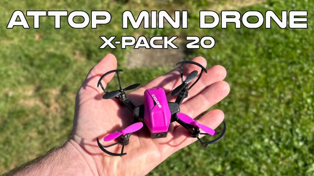 My First Drone! ATTOP X-Pack 20 Mini Drone Review