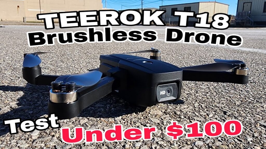 Teerok T18 Brushless Drone Review! Best drone under $100 from Amazon