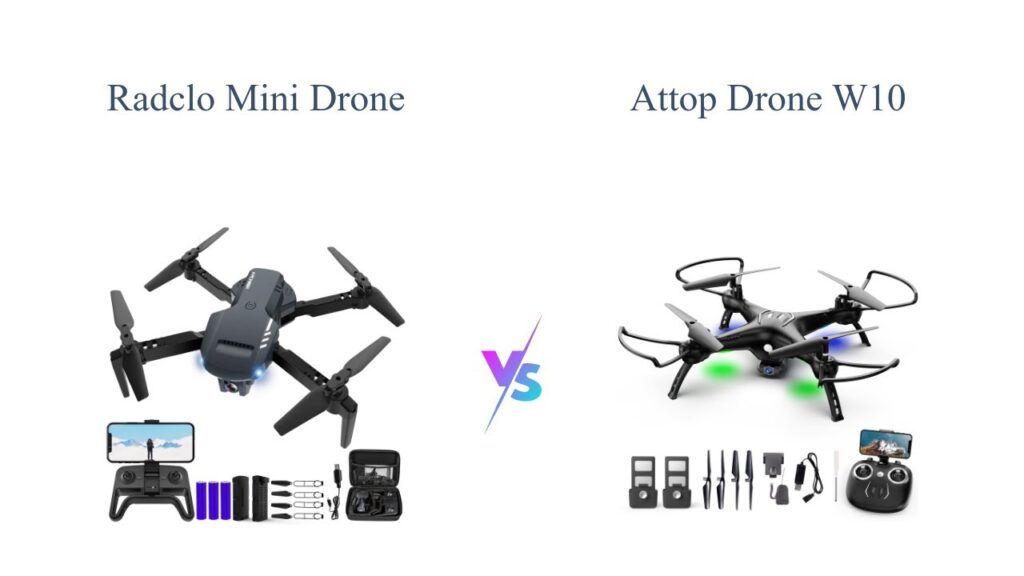 RADCLO Mini vs ATTOP W10 Drone 🚁 Comparison & Review



RADCLO Mini vs ATTOP W10 Drone 🚁 Comparison & Review